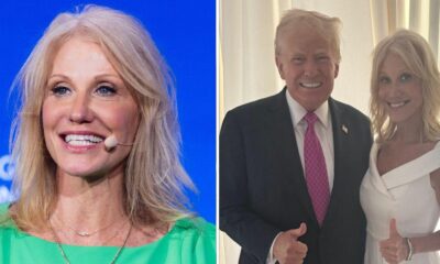 Kellyanne Conway spends time with Donald Trump in Bedminster