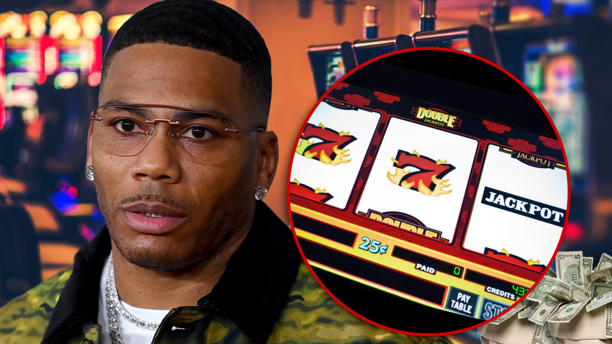 Nelly's arrest didn't stop him from collecting $50,000 in winnings