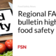 The FAO regional bulletin highlights food safety issues