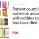 The number of patients in an outbreak linked to edibles is above 100;  two have died