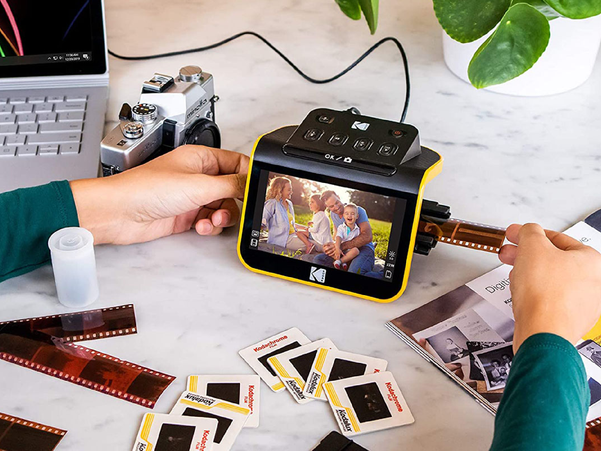 The trending Kodak scanner that digitizes film and slides at home