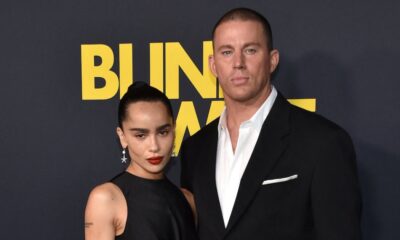 Zoë Kravitz thanks fiancé Channing Tatum at the premiere of Blink Twice